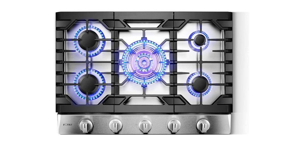 FOTILE Stainless Steel 5-Burner Gas Cooktop