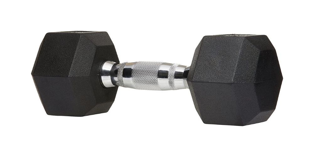 Rubber Hex Dumbbells