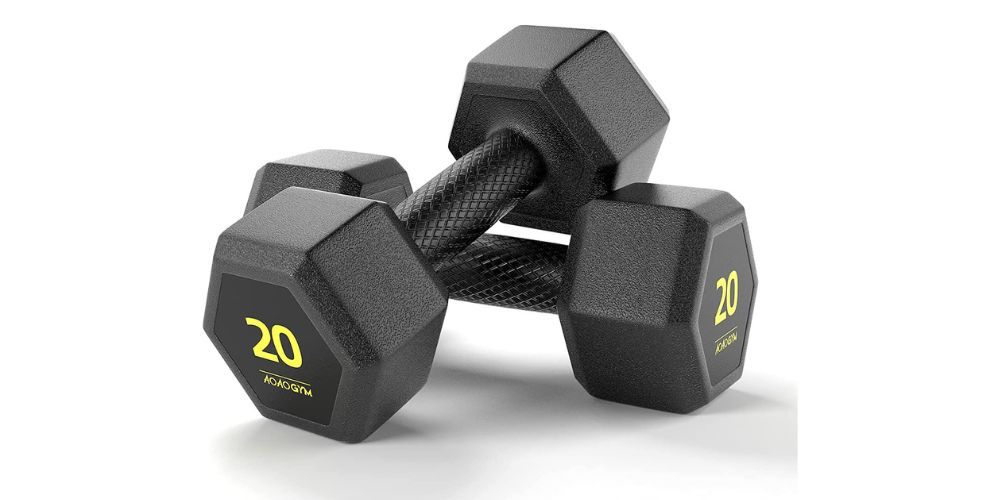 Diamond Dumbbells with Anti-Slip Handle