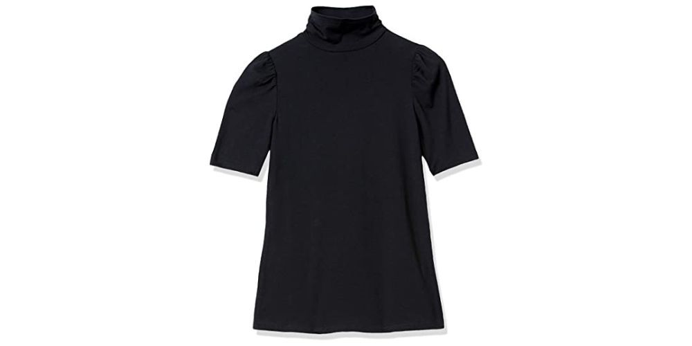 Puff Sleeve Turtleneck Top