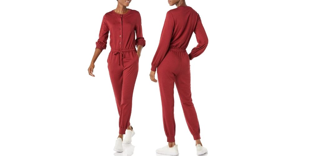 Amazon Essentials Women's Jogger Jumpsuit