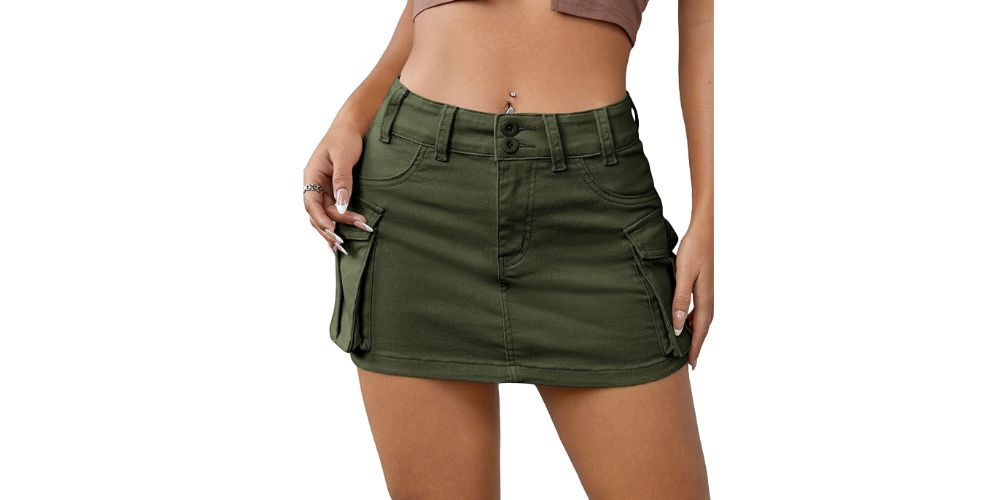 Cargo Mini Skirt with Pockets