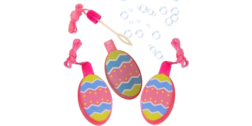 Easter Egg Bubble Wand Set