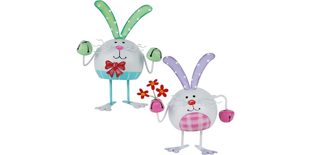 Easter Bunny Decorative Figurines