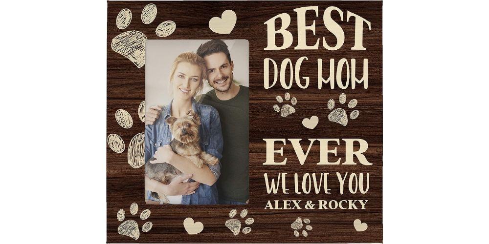 Dog Mom Picture Frame