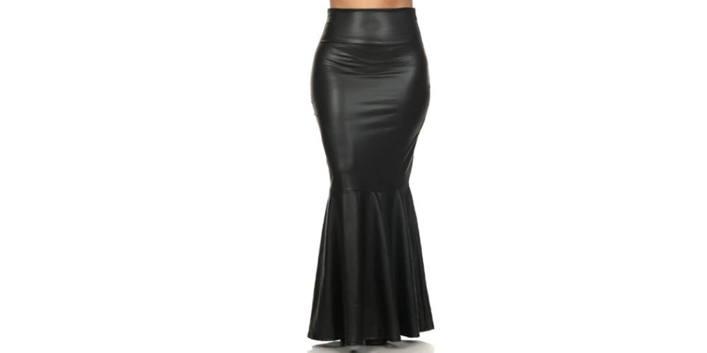 Bold and Edgy Leather Skirt