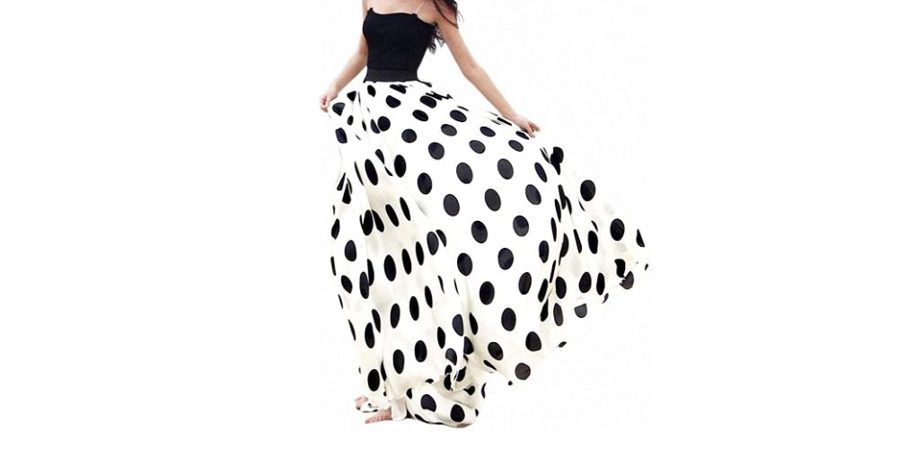 Bold and Playful Polka Dot Skirt