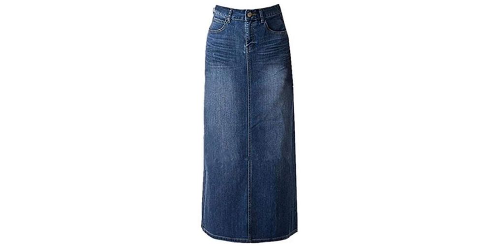 Trendy and Modern Denim Skirt