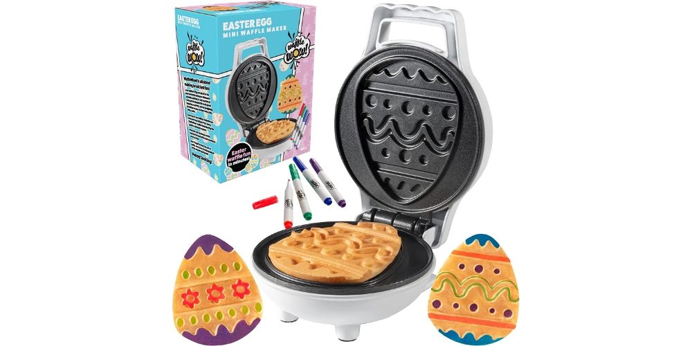 Mini Easter Egg Waffle Maker