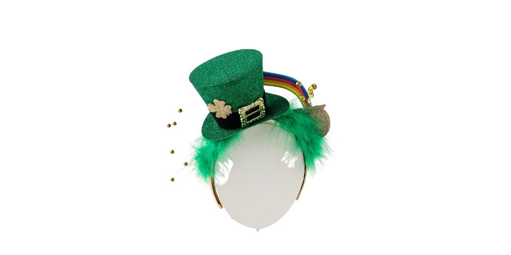 Shamrock and Pot of Gold Crown Headband