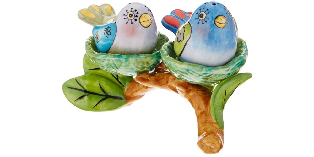 Bird Nest Salt & Pepper Shakers