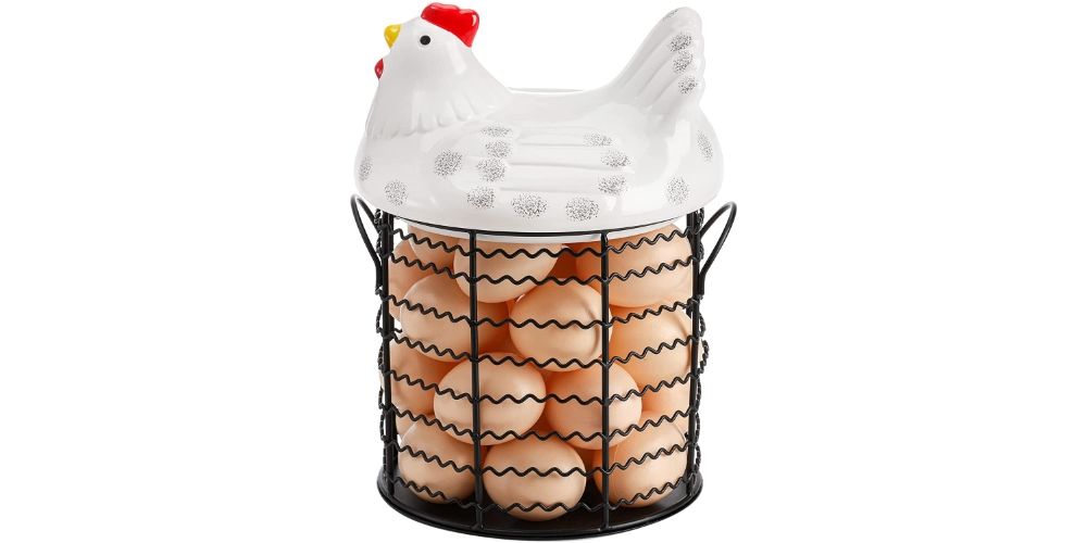 Chicken Wire Egg Basket