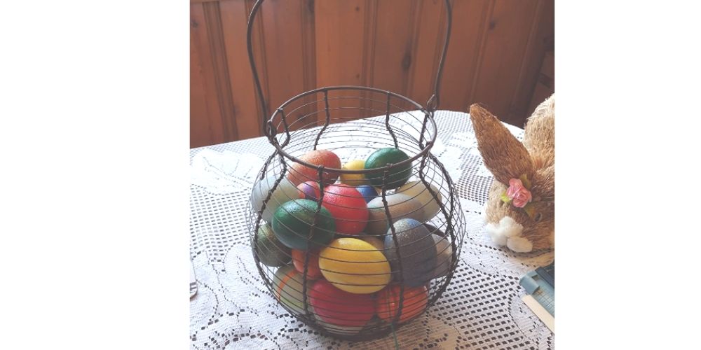 Vintage Egg Basket