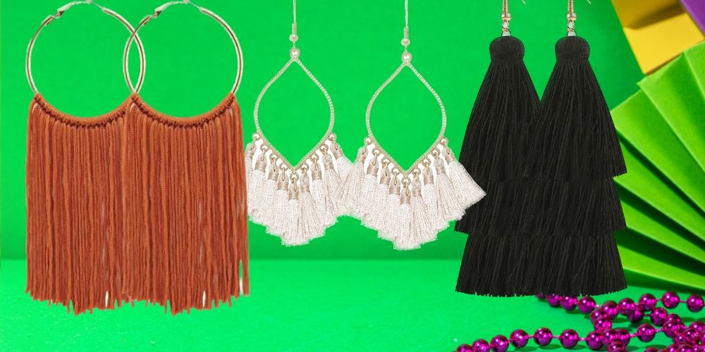 dangle tassel earrings, Tassel Earrings For Women