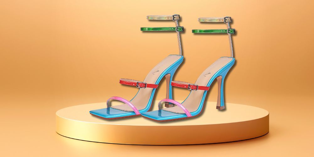 Colorful Strappy Heels
