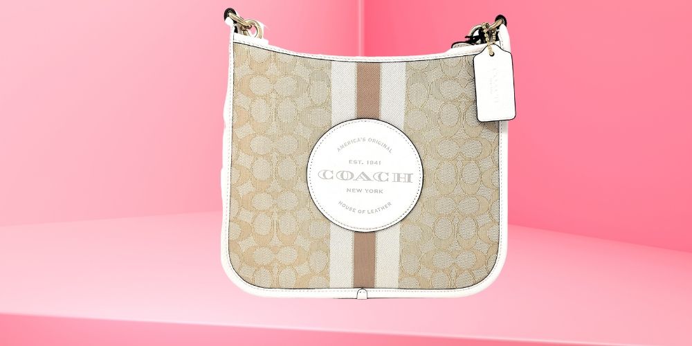 Coach Signature Jacquard Shoulder Bag