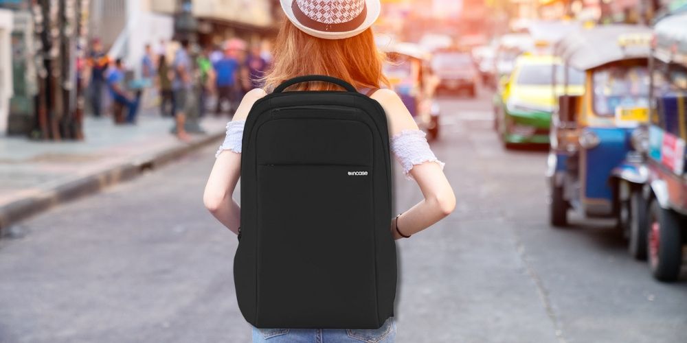 women's slim laptop backpack