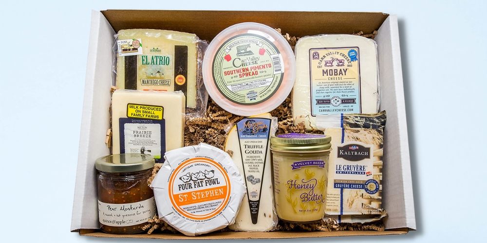 cheese mother's day gift basket