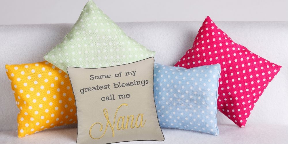 Embroidered Throw Pillow Covers