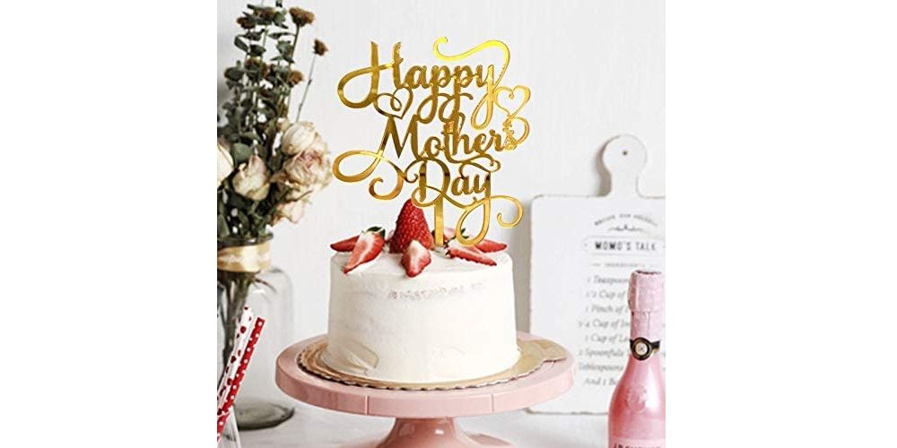 "Happy Mother's Day" Cake Toppers