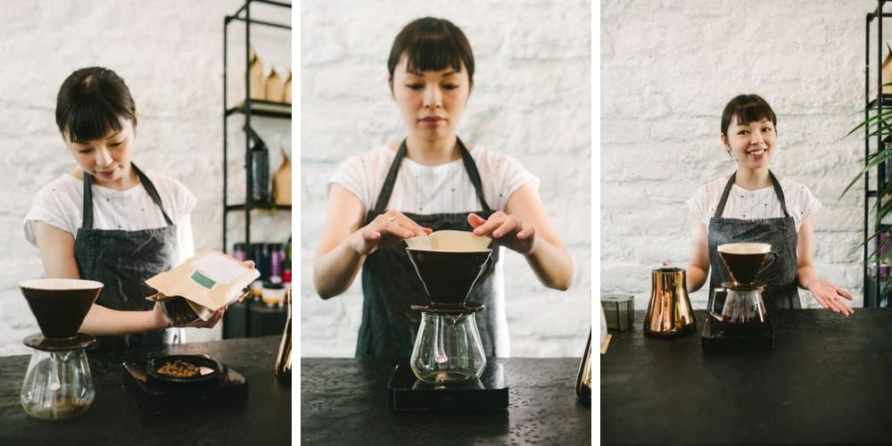 pour over coffee japan