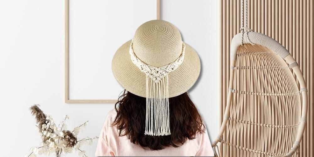 wide brim floppy sun hat