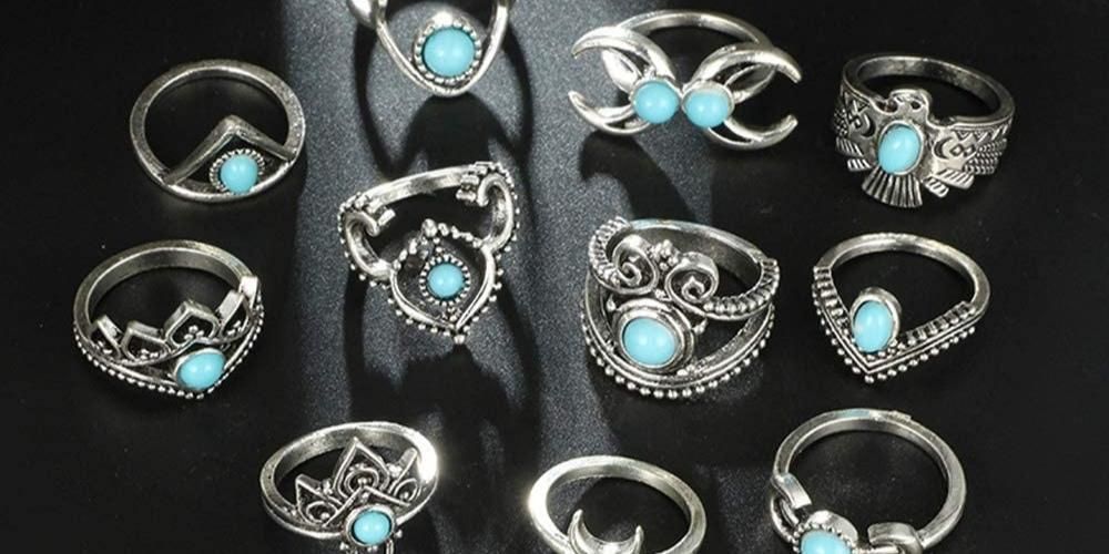 turquoise rings for women