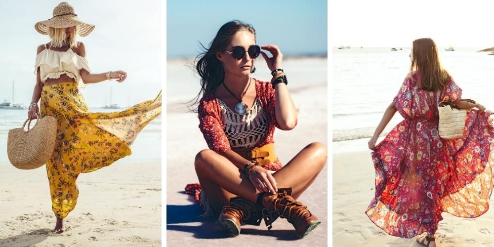 beach boho outfit