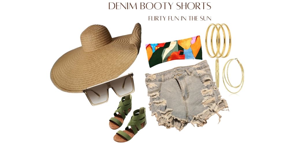 summer denim shorts outfit