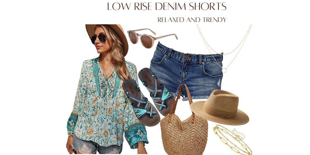 outfits with denim shorts