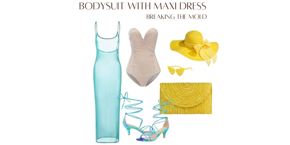 sheer maxi dress with bodysuit