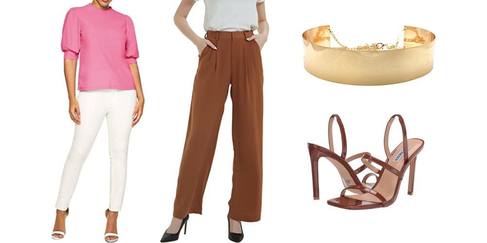 pink and brown outfit ideas