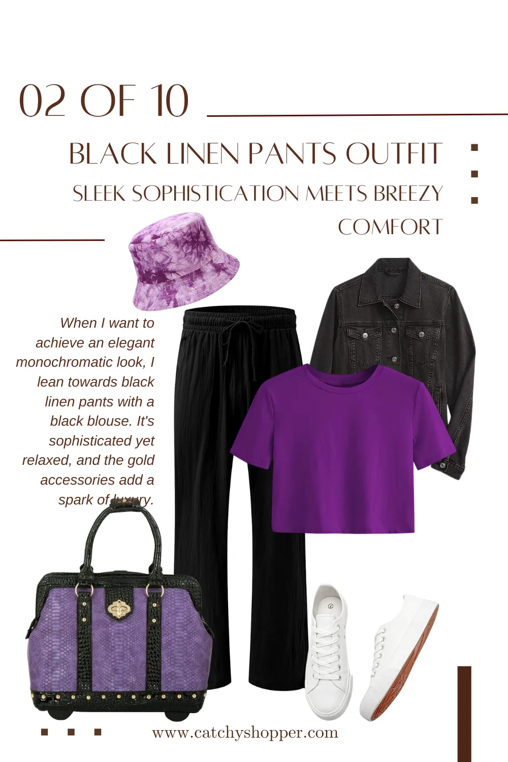 black linen pants outfit ideas