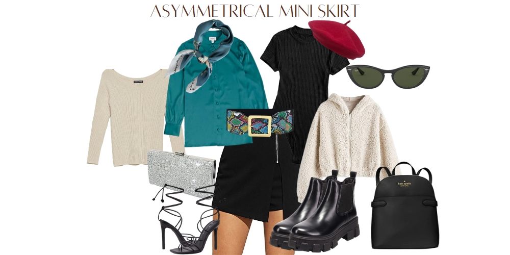 mini skirt casual outfit