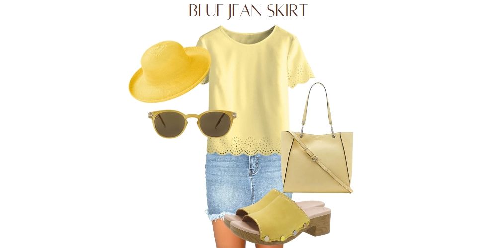Jean Skirt outfit