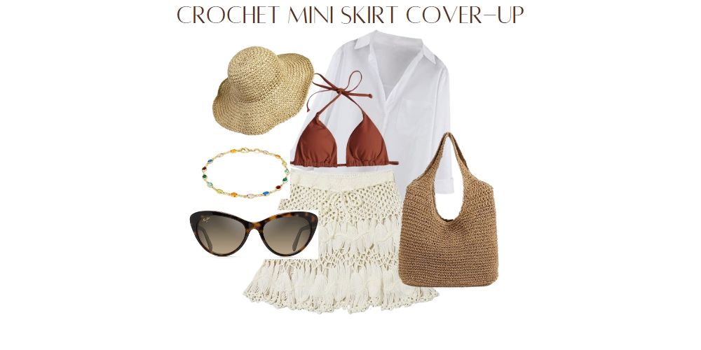 flowy mini skirt