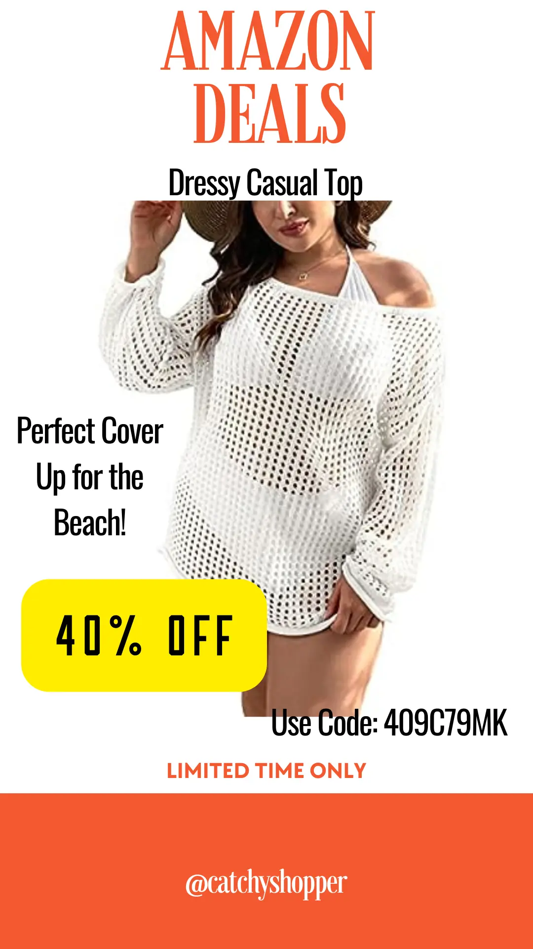 Dressy Casual Top Beach Cover Up