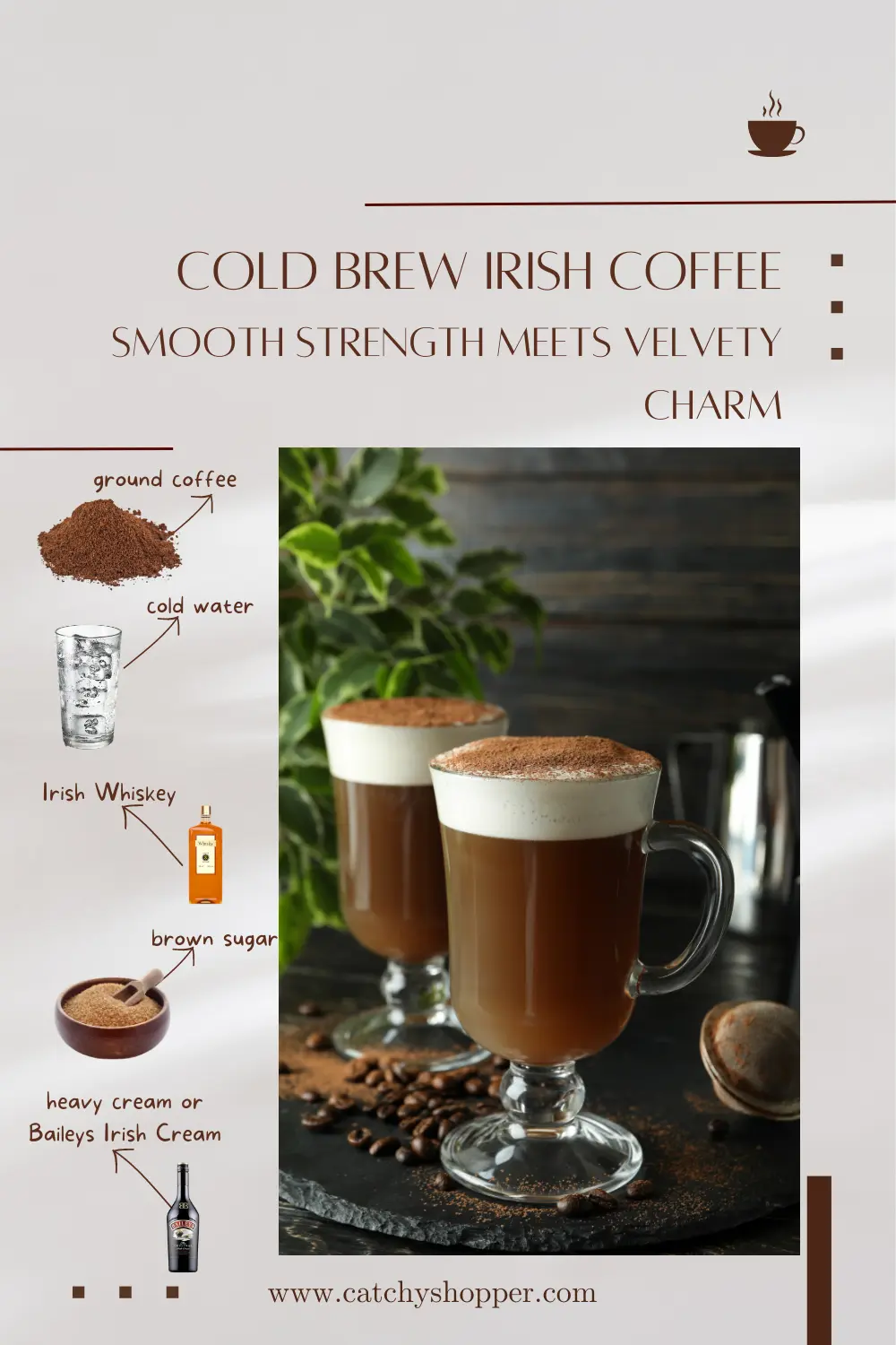 irish cold coffee ingredients
