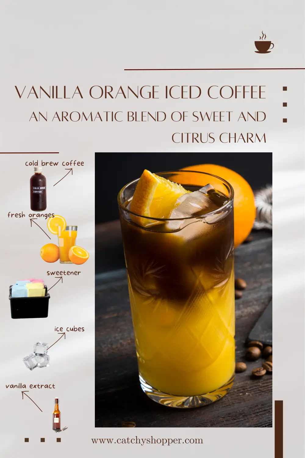 Orange Iced Coffee 