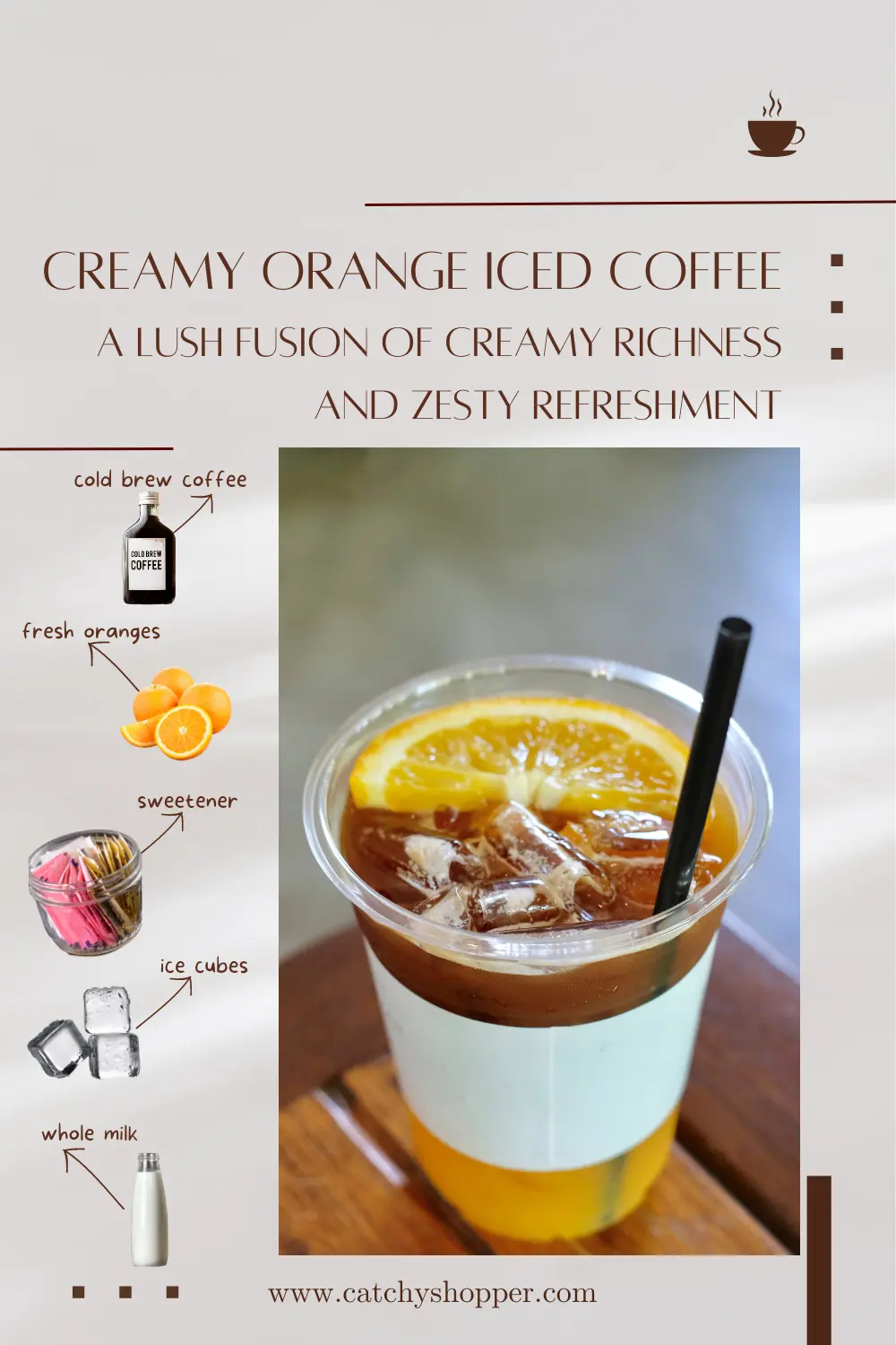 Orange Iced Coffee 