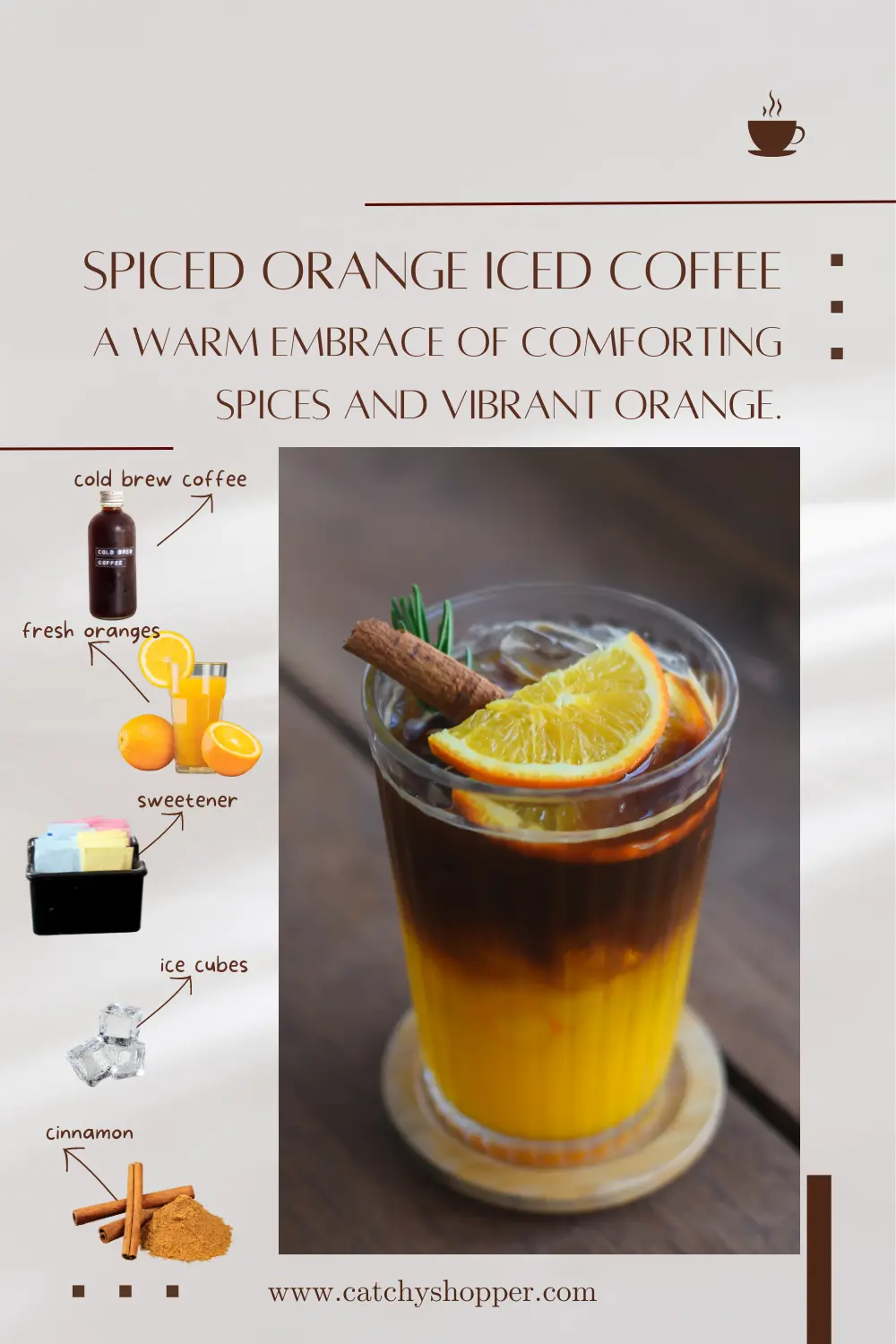 Orange Iced Coffee 