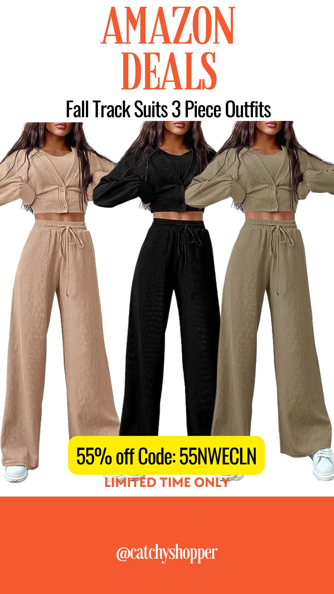 Fall Track Suits 3 Piece Outfits 