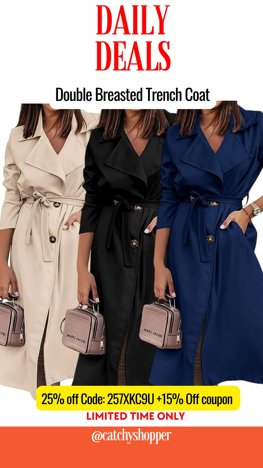 Double-Breasted Trench Coat
