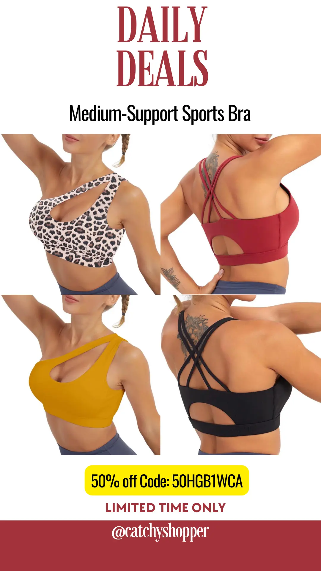 Medium-Support Sports Bra