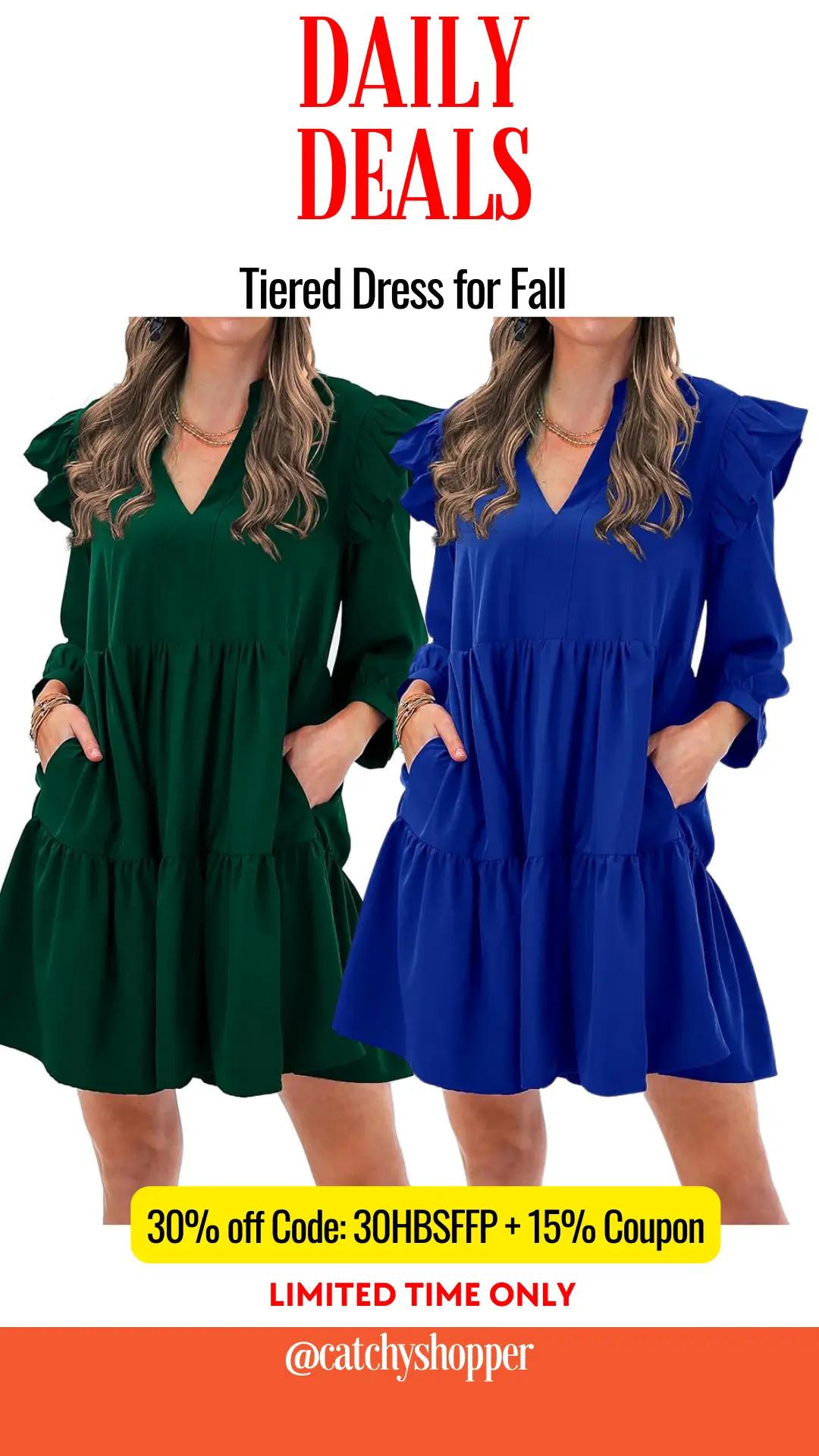 Tiered Dress for Fall