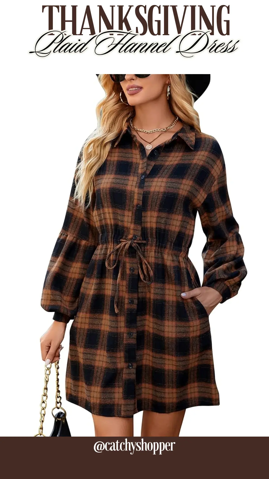 Plaid Flannel Dress 