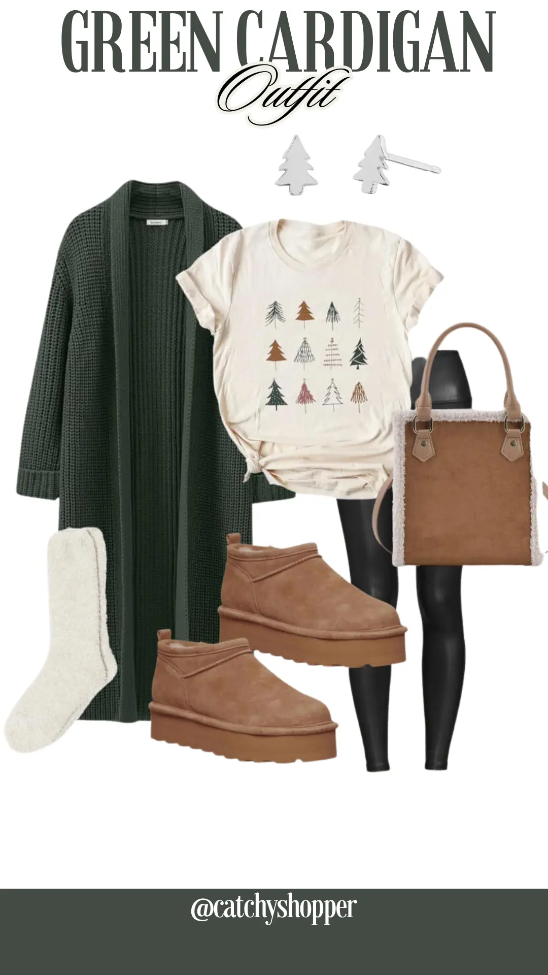 Green Cardigan Outfit