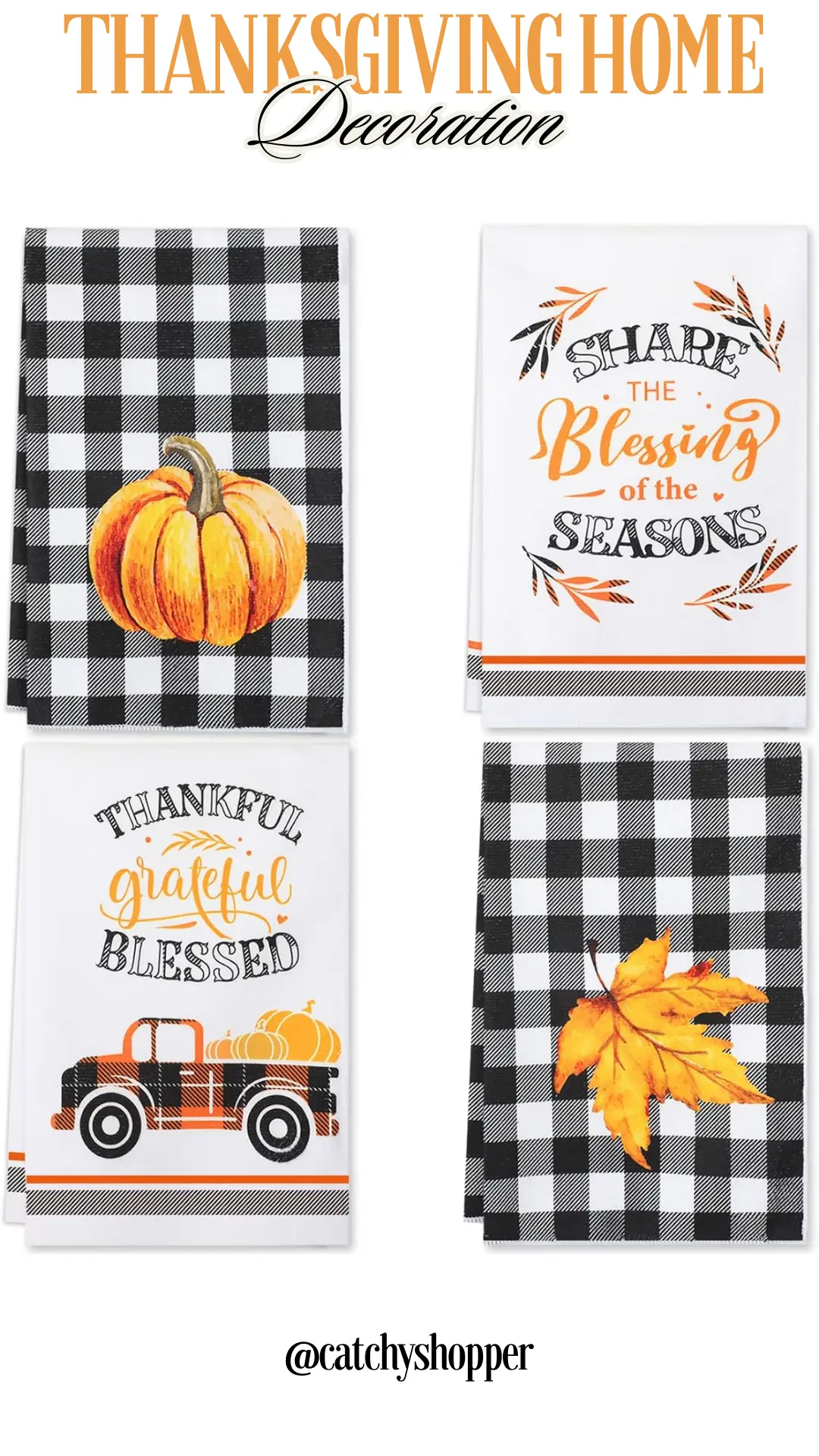 Thanksgiving Kitchen Towels