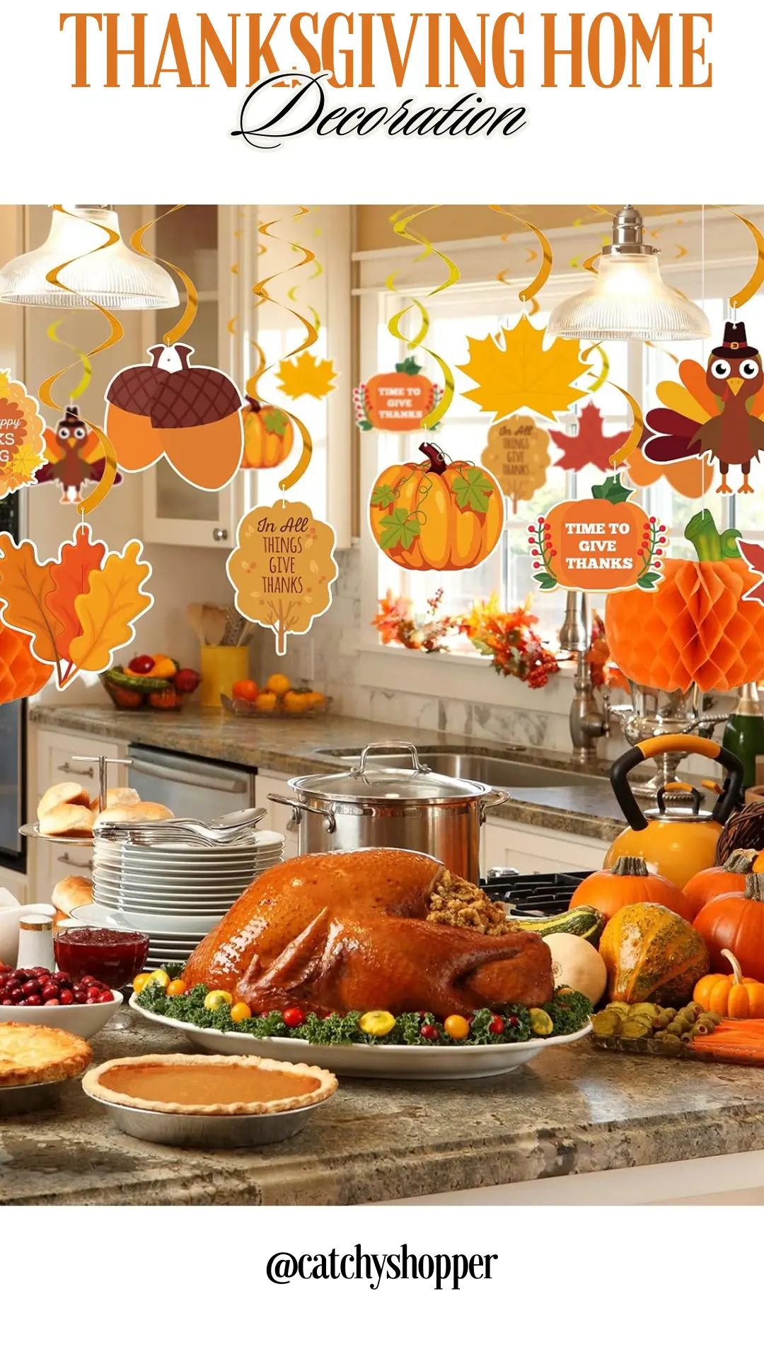 Pre-Assembled Thanksgiving Banner 