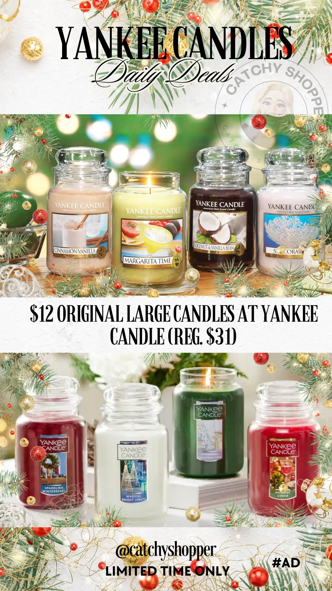 Fall- and holiday-scented Yankee Candle candles are on sale at